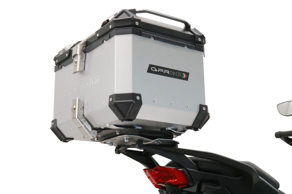 GPR TECH compatible with  GPR TECH Top case in aluminum, silver color with specific plate included Top case in aluminum, silver color with specific plate included Capacity 35 LT.