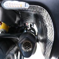 GPR exhaust compatible with  Ducati Multistrada V4 - S 2022-2024, Furore Evo4 Poppy, Homologated legal slip-on exhaust including removable db killer and link pipe 