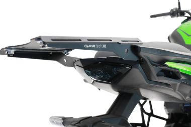 GPR TECH compatible with  GPR TECH SPECIFIC PLATE IN TITANIUM TOP CASE-ALPITECH 35/55 LT SPECIFIC PLATE IN TITANIUM TOP CASE-ALPITECH 35/55 LT compatible with original luggage rack,titanium made with 4 anchor points