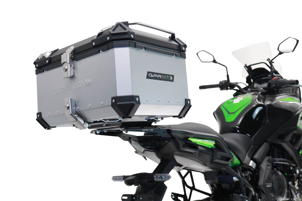 GPR TECH compatible with  GPR TECH Top case in aluminum, silver color with specific plate included Top case in aluminum, silver color with specific plate included Capacity 45 LT.