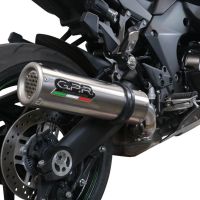 Scarico GPR compatibile con  Kawasaki Ninja 1000 Sx 2021-2024, M3 Inox , Scarico omologato, silenziatore con db killer estraibile e raccordo specifico