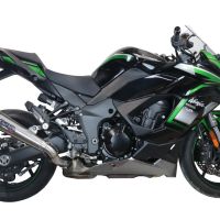 GPR exhaust compatible with  Kawasaki Ninja 1000 Sx 2021-2024, Powercone Evo, Homologated legal slip-on exhaust including removable db killer and link pipe 