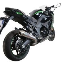 GPR exhaust compatible with  Kawasaki Ninja 1000 Sx 2021-2024, Powercone Evo, Homologated legal slip-on exhaust including removable db killer and link pipe 