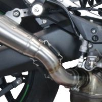 GPR exhaust compatible with  Kawasaki Ninja 1000 Sx 2021-2024, Powercone Evo, Homologated legal slip-on exhaust including removable db killer and link pipe 