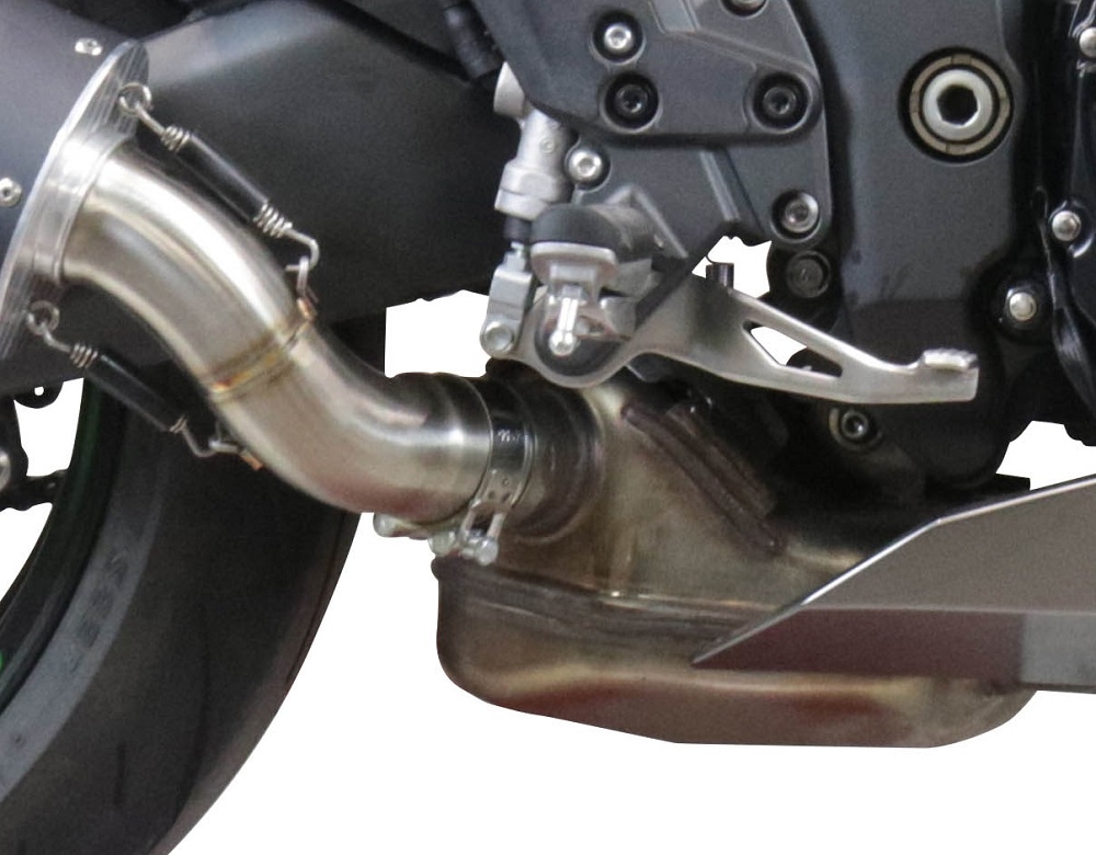 Scarico GPR compatibile con  Kawasaki Ninja 1000 Sx 2021-2024, Albus Evo4, Scarico omologato, silenziatore con db killer estraibile e raccordo specifico