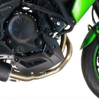 GPR exhaust compatible with  Kawasaki Ninja 650 2021-2022, Furore Nero, Homologated legal full system exhaust, including removable db killer and catalyst 