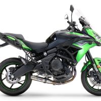 GPR exhaust compatible with  Kawasaki Versys 650 2021-2022, Deeptone Inox, Racing full system exhaust, including removable db killer 