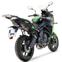 GPR exhaust compatible with  Kawasaki Versys 650 2021-2022, Deeptone Inox, Racing full system exhaust, including removable db killer 