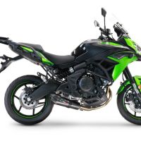 GPR exhaust compatible with  Kawasaki Versys 650 2023-2024, Gpe Ann. Poppy, Racing full exhaust system including removable db killer 