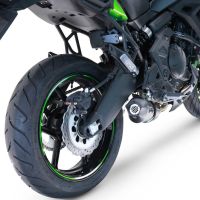 Scarico GPR compatibile con  Kawasaki Versys 650 2023-2024, GP Evo4 Poppy, Scarico completo omologato per il rumore,fornito con db killer,catalizzatore conforme alla revisione e collettore