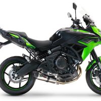 GPR exhaust compatible with  Kawasaki Versys 650 2023-2024, Gpe Ann. titanium, Racing full system exhaust, including removable db killer 