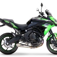 GPR exhaust compatible with  Kawasaki Versys 650 2021-2022, Powercone Evo, Racing full system exhaust, including removable db killer 