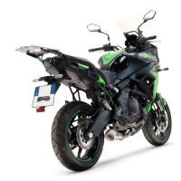GPR exhaust compatible with  Kawasaki Versys 650 2021-2022, Powercone Evo, Racing full system exhaust, including removable db killer 