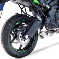 GPR exhaust compatible with  Kawasaki Versys 650 2021-2022, Powercone Evo, Racing full system exhaust, including removable db killer 