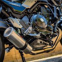 Scarico GPR compatibile con  Kawasaki Z 650 RS 2021-2023, M3 Inox , Scarico completo omologato per il rumore,fornito con db killer,catalizzatore conforme alla revisione e collettore