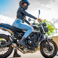 Scarico GPR compatibile con  Kawasaki Z 650 RS 2021-2023, Powercone Evo, Scarico completo racing,fornito con collettore specifico, non legale per uso stradale