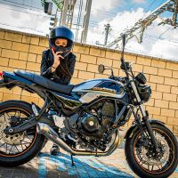 Scarico GPR compatibile con  Kawasaki Z 650 RS 2021-2023, Powercone Evo, Scarico completo racing,fornito con collettore specifico, non legale per uso stradale