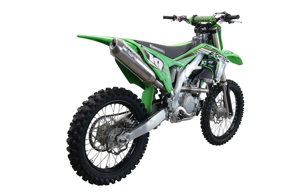 Scarico GPR compatibile con  Kawasaki KX 250 X 2021-2022, Pentacross FULL Titanium, Terminale di scarico Racing, con raccordo specifico e db killer estraibile