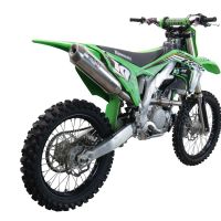 Scarico GPR compatibile con  Kawasaki KX 250 X 2021-2022, Pentacross FULL Titanium, Terminale di scarico Racing, con raccordo specifico e db killer estraibile