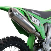 Scarico GPR compatibile con  Gas Gas MC 450F Factory EDITION 2023-2023, Pentacross FULL Titanium, Terminale di scarico Racing, con raccordo specifico e db killer estraibile