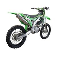 Scarico GPR compatibile con  Kawasaki KX 250 X 2021-2022, Pentacross Inox, Terminale di scarico Racing, con raccordo specifico e db killer estraibile