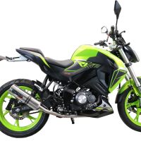 GPR exhaust compatible with  Keeway Rkf 125 2021-2023, M3 Inox , Homologated legal full system exhaust, including removable db killer and catalyst 