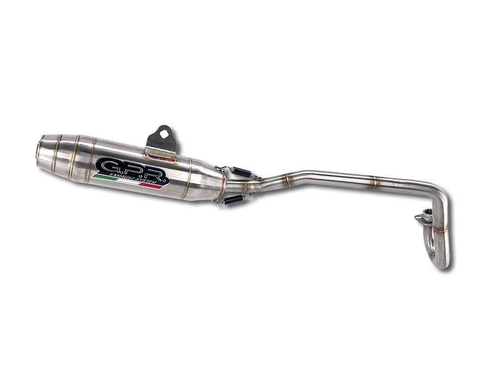 Scarico GPR compatibile con  Suzuki Dr-z 2003-2024, Deeptone Inox, Scarico completo racing, fornito con db killer estraibile e collettore, non legale per uso stradale