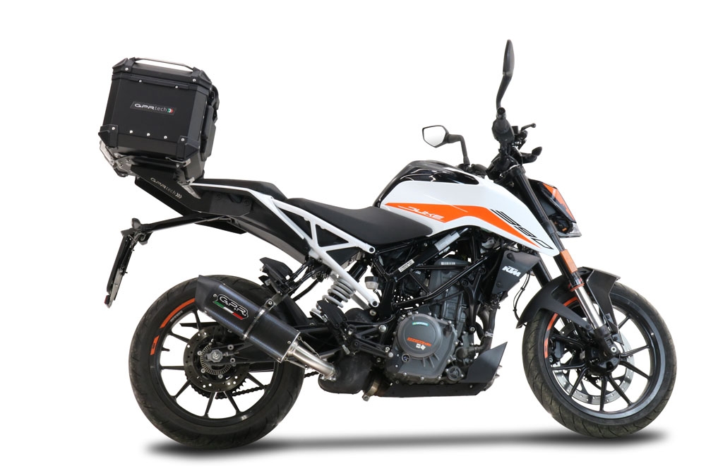 Top case GPR TECH compatible with  GPR TECH Top case in aluminum, black color including, roof rack and specific plate Top case in aluminum, black color including, roof rack and specific plate Capacity 35 LT.