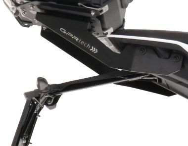 roof rack GPR TECH compatible with  GPR TECH SPECIFIC TITANIUM PLATE TOP CASE-ALPITECH 35 LT SPECIFIC TITANIUM PLATE TOP CASE-ALPITECH 35 LT compatible with original luggage rack,titanium made with 4 anchor points