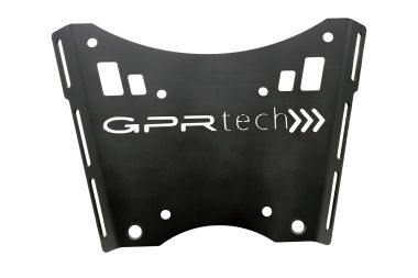 GPR TECH compatible with  GPR TECH Specific fitting plate Top Case ALPITECH 35 LT Specific fitting plate Top Case ALPITECH 35 LT compatible with original luggage rack,stainless steel made with 4 anchor points