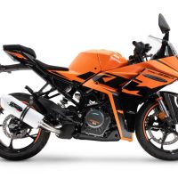 Scarico GPR compatibile con  Ktm Rc 390 2022-2024, Albus Evo4, Scarico omologato, silenziatore con db killer estraibile e raccordo specifico