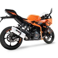 Scarico GPR compatibile con  Ktm Rc 390 2022-2024, Albus Evo4, Scarico omologato, silenziatore con db killer estraibile e raccordo specifico