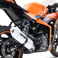 Scarico GPR compatibile con  Ktm Rc 390 2022-2024, Albus Evo4, Scarico omologato, silenziatore con db killer estraibile e raccordo specifico