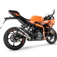 Scarico GPR compatibile con  Ktm Rc 390 2022-2024, M3 Inox , Scarico omologato, silenziatore con db killer estraibile e raccordo specifico