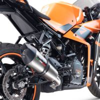 Scarico GPR compatibile con  Ktm Rc 390 2022-2024, M3 Inox , Scarico omologato, silenziatore con db killer estraibile e raccordo specifico