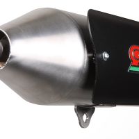 Scarico GPR compatibile con  Quadro Qv 3 2018-2020, Power Bomb, Terminale di scarico omologato,fornito con db killer estraibile,catalizzatore e collettore