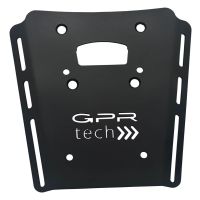GPR TECH compatible with  GPR TECH Specific fitting plate Top Case ALPITECH 35>55 LT Specific fitting plate Top Case ALPITECH 35>55 LT compatible with original luggage rack,stainless steel made with 4 anchor points
