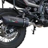 Scarico GPR compatibile con  Moto Morini X-CAPE 650 2021-2024, Furore Evo4 Nero, Scarico semi-completo omologato,fornito con db killer estraibile,catalizzatore e collettore