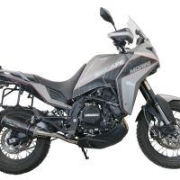 Scarico GPR compatibile con  Moto Morini X-CAPE 650 2021-2024, M3 Black Titanium, Scarico semi-completo omologato,fornito con db killer estraibile,catalizzatore e collettore