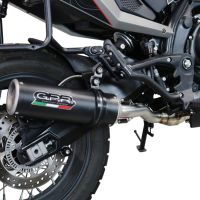 Scarico GPR compatibile con  Moto Morini X-CAPE 650 2021-2024, M3 Black Titanium, Scarico semi-completo omologato,fornito con db killer estraibile,catalizzatore e collettore