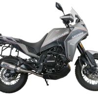 GPR exhaust compatible with  Moto Morini X-CAPE 650 2021-2024, M3 Inox , Homologated legal Mid-full system exhaust, including removable db killer and catalyst  