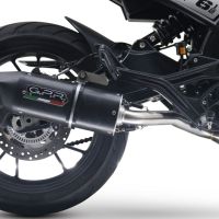 GPR exhaust compatible with  Moto Morini Seiemmezzo Scr 2022-2024, Furore Evo4 Nero, Homologated legal Mid-full system exhaust, including removable db killer and catalyst  