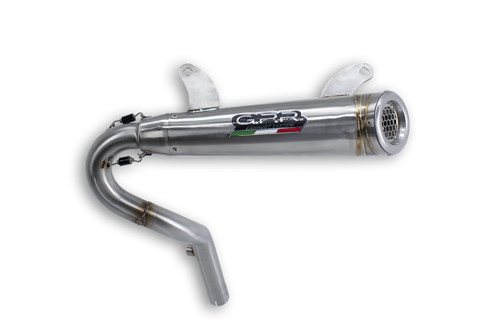 GPR exhaust compatible with  Can Am Outlander 570 XT / DPS / XMR 2017-2023, Powercone Evo, Slip-on exhaust legal for UK and non-EU markets including link pipe and removable db killer 