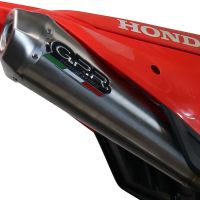 Scarico GPR compatibile con  Kawasaki KLX 140F 2021-2022, Pentacross Inox, Scarico completo racing, fornito con db killer estraibile e collettore, non legale per uso stradale