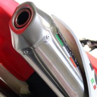 Scarico GPR compatibile con  Kawasaki KLX 140F 2021-2022, Pentacross Inox, Scarico completo racing, fornito con db killer estraibile e collettore, non legale per uso stradale