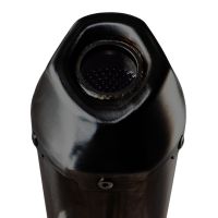 GPR escape compatível com  Zontes M 125 2022-2024, Pentaroad Black, Sistema homologado com catalisador linha completa, silencioso mais coletor 