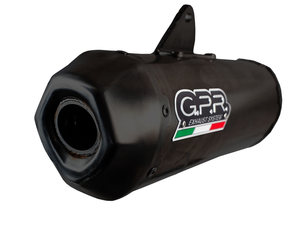GPR escape compatível com  Zontes M 125 2022-2024, Pentaroad Black, Sistema homologado com catalisador linha completa, silencioso mais coletor 