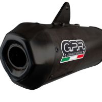 GPR escape compatível com  Zontes M 125 2022-2024, Pentaroad Black, Sistema homologado com catalisador linha completa, silencioso mais coletor 