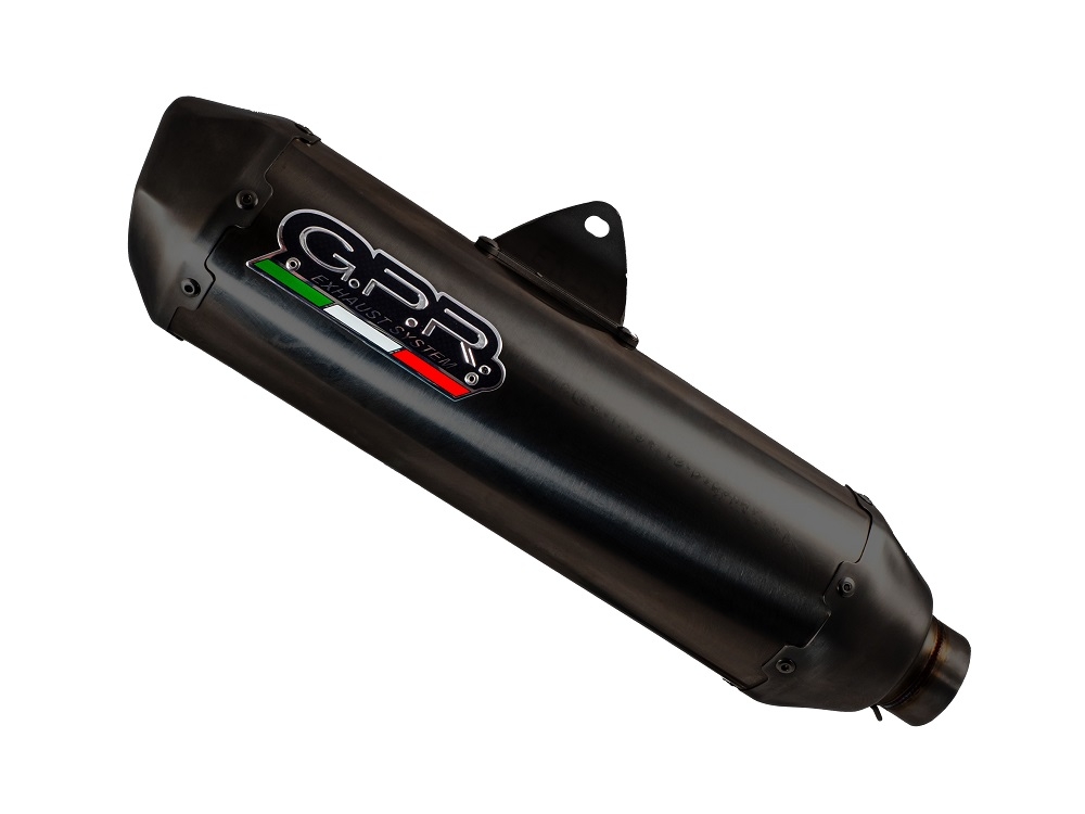 GPR escape compatível com  Zontes M 125 2022-2024, Pentaroad Black, Sistema homologado com catalisador linha completa, silencioso mais coletor 