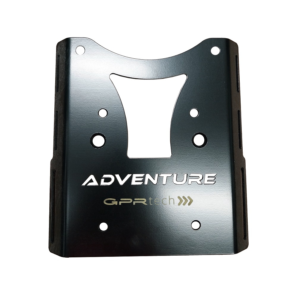 Top case GPR TECH compatible with  GPR TECH Top case in aluminum, silver color with specific plate included Top case in aluminum, silver color with specific plate included Capacity 55 LT.